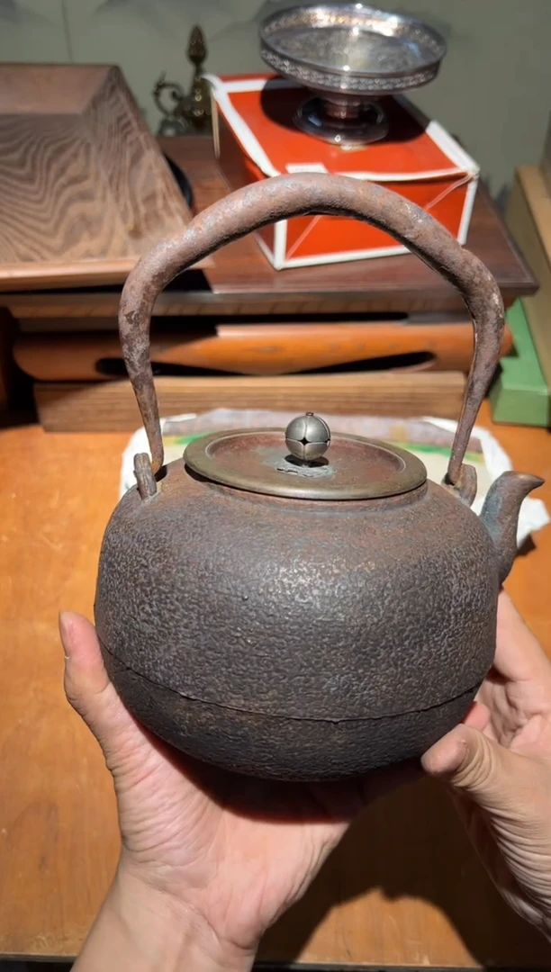 铁A1338铁壶中古周边/