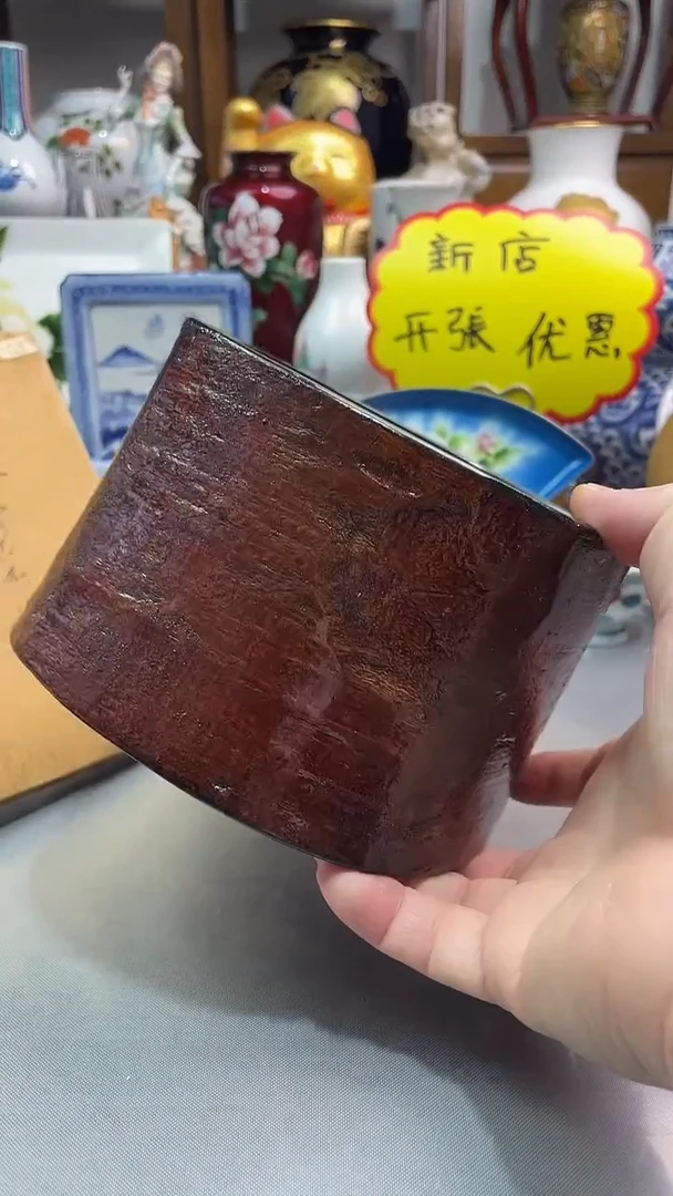 瓷片实木建水一一一