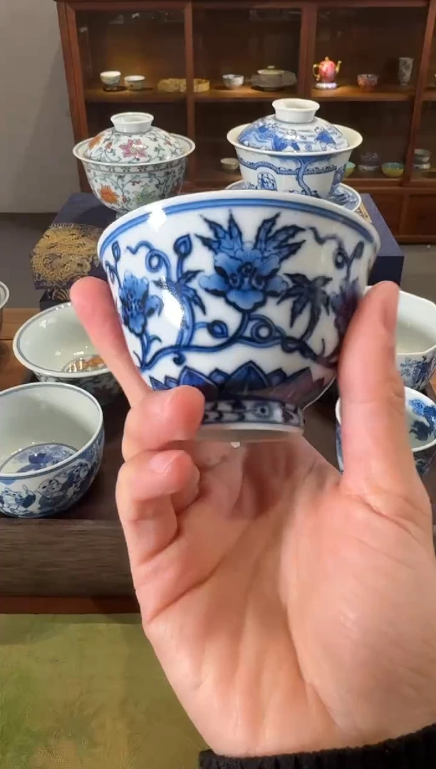 【闪购商品】杯钟家窑栀子花主人杯