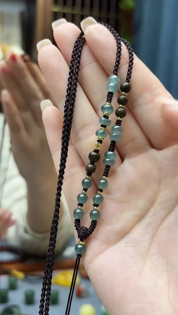 未镶嵌挂件翡翠翡翠配饰挂绳YD