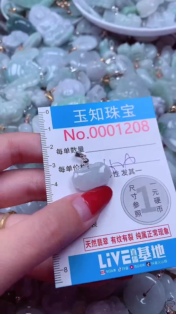 吊坠(不含链)未镶嵌翡翠1208