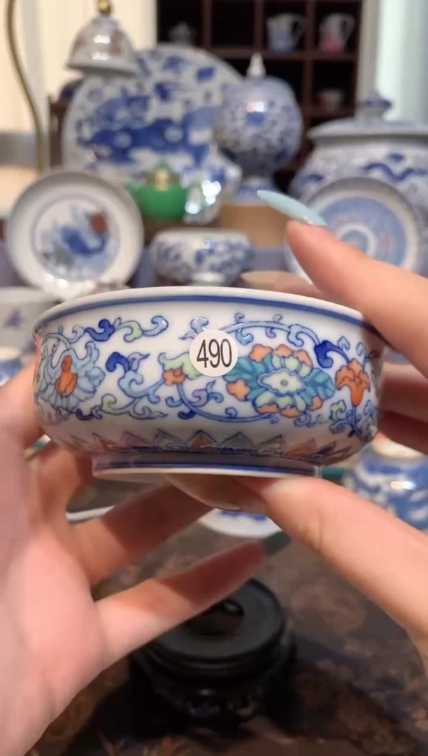 一***熊490斗彩杯子cl102