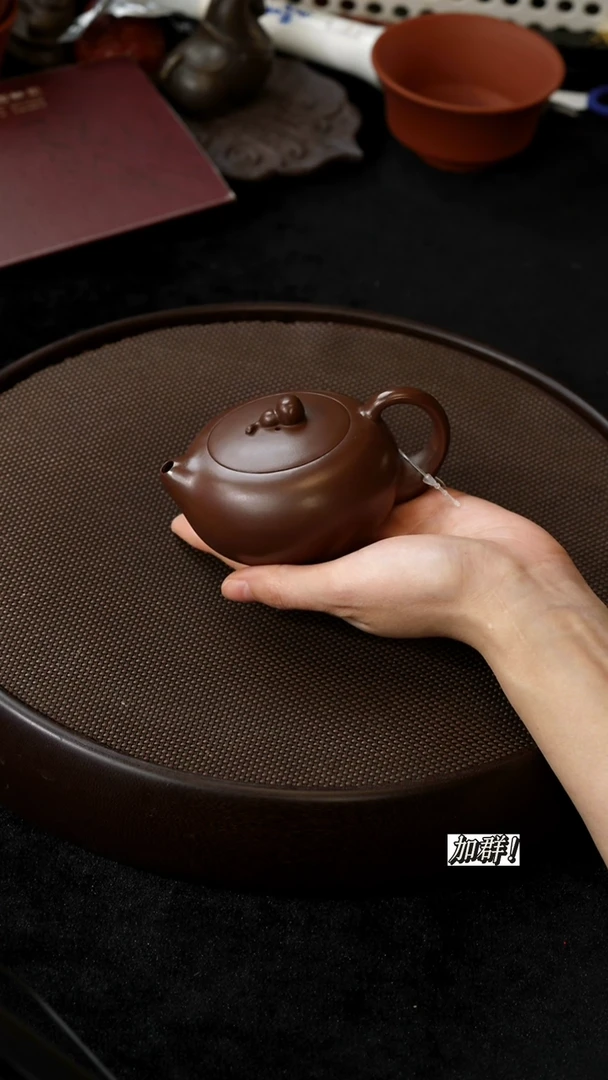 茶壶紫砂MH8110150紫泥扁西施140c