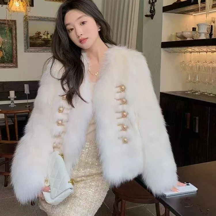 短外套韩版显瘦毛外套短款韩版女装小香风