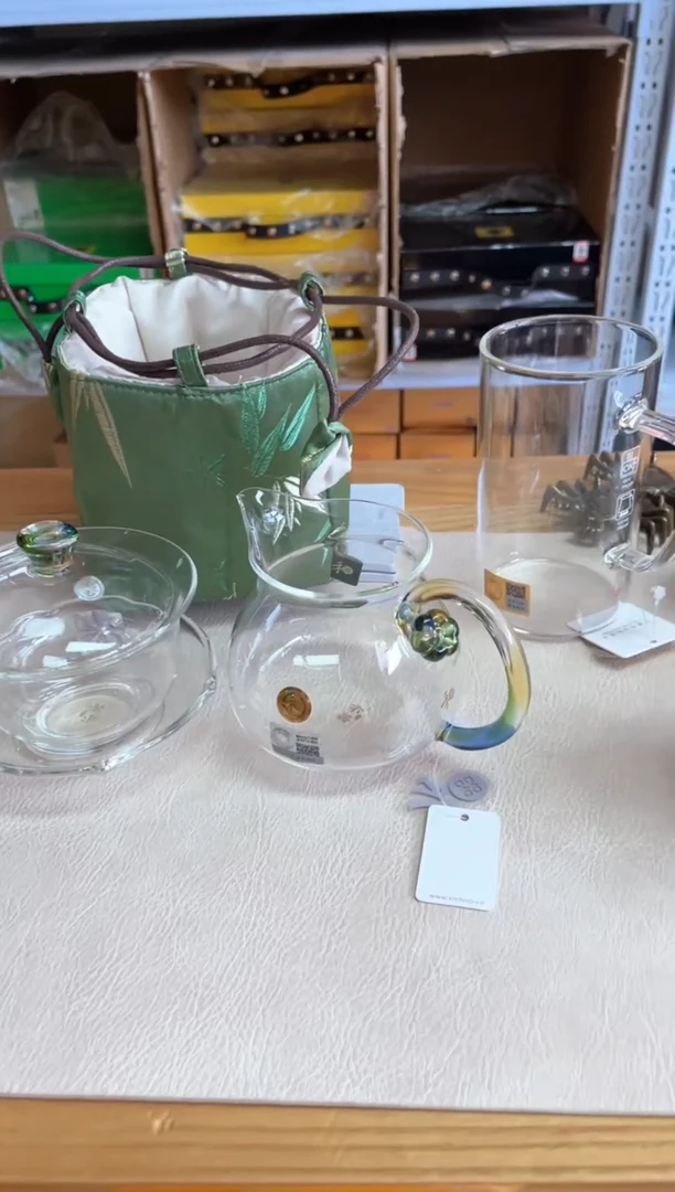 禾器/沁莲盖碗/迷翠+浮莲迷翠+茶事包翠竹