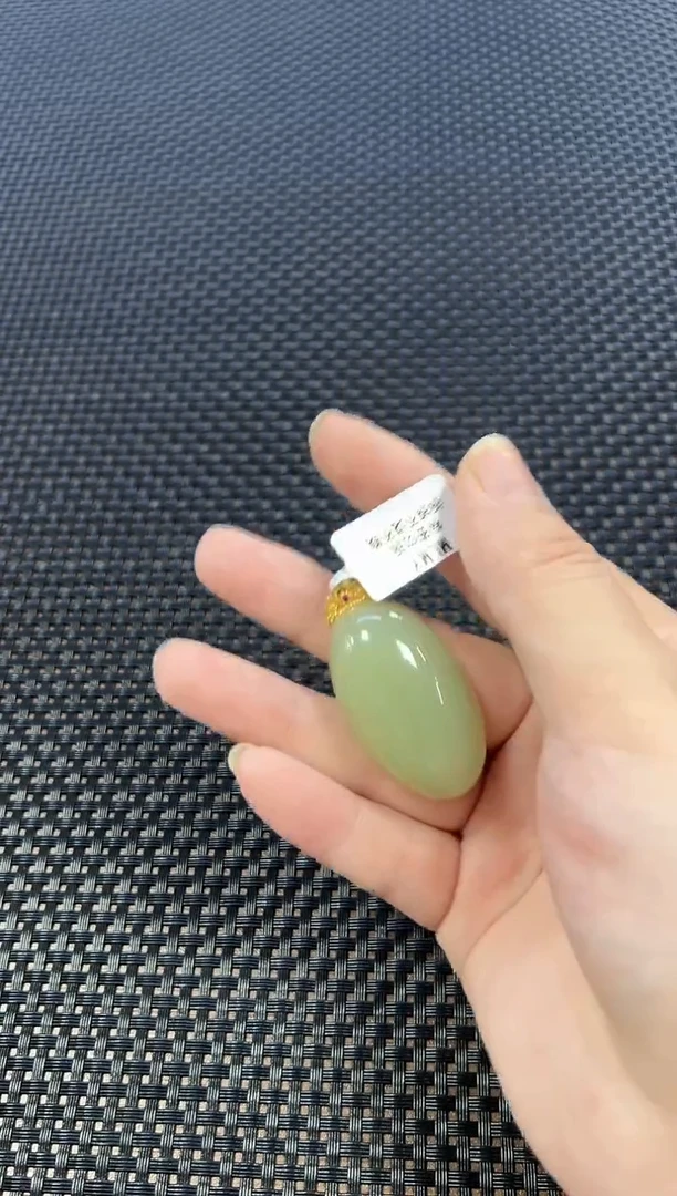 颈饰18K金镶嵌和田玉（多样性发一件）2776
