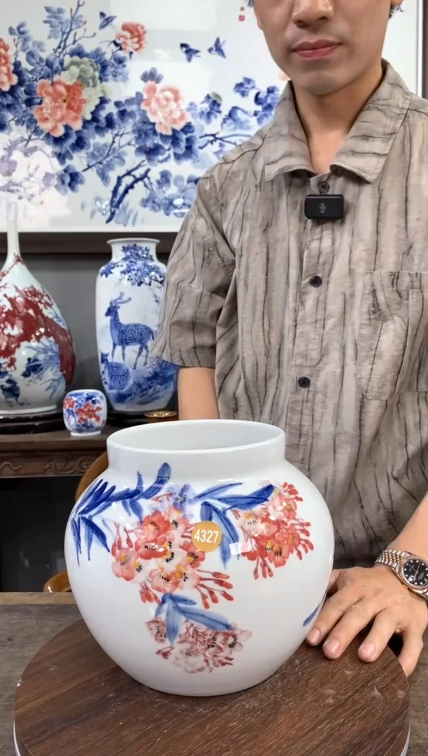 吴义松陶瓷联盟手绘陶瓷编号：4723