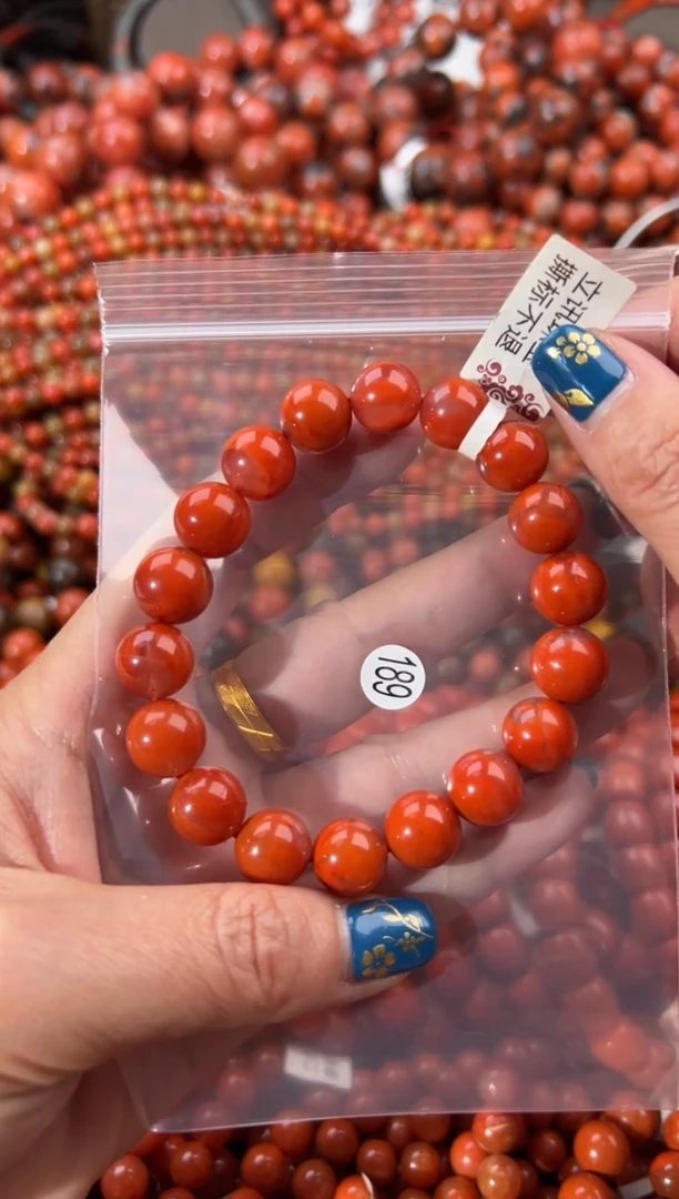 未镶嵌手串南红玛瑙英*11+