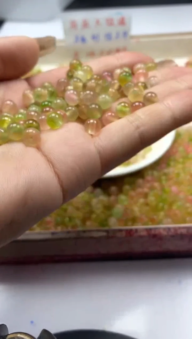 【闪购商品】玛瑙/玉髓颈饰未镶嵌w26水蜜桃盐源6mm*50颗