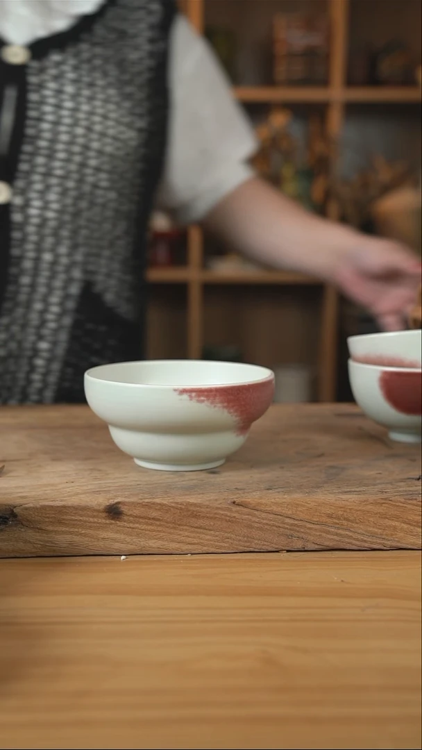 郎红系列的6英寸葫芦汤碗