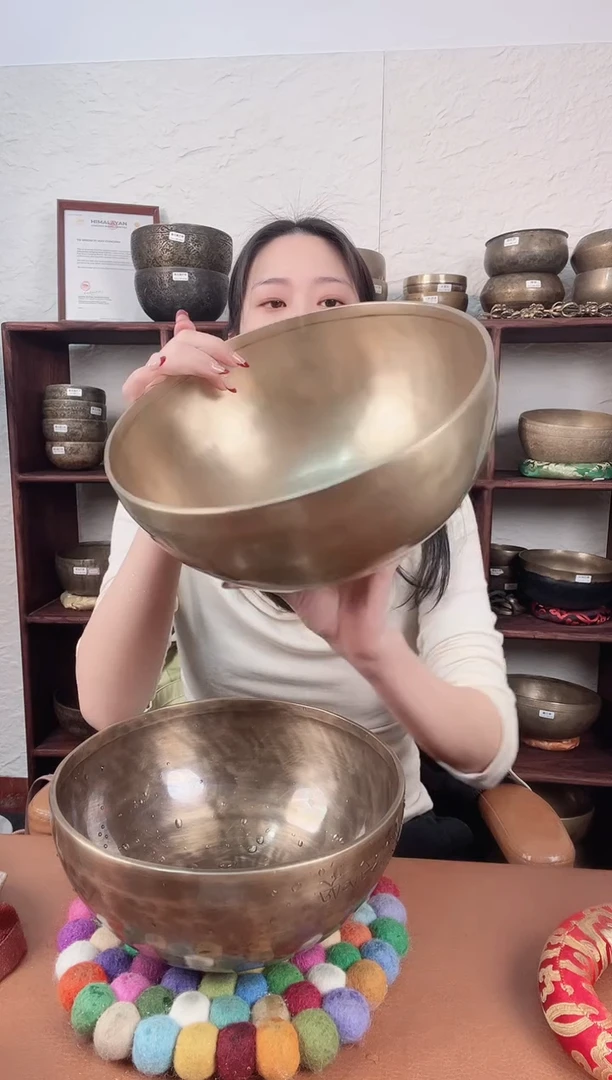 张*源曼加尔颂钵 25CM  开年福利