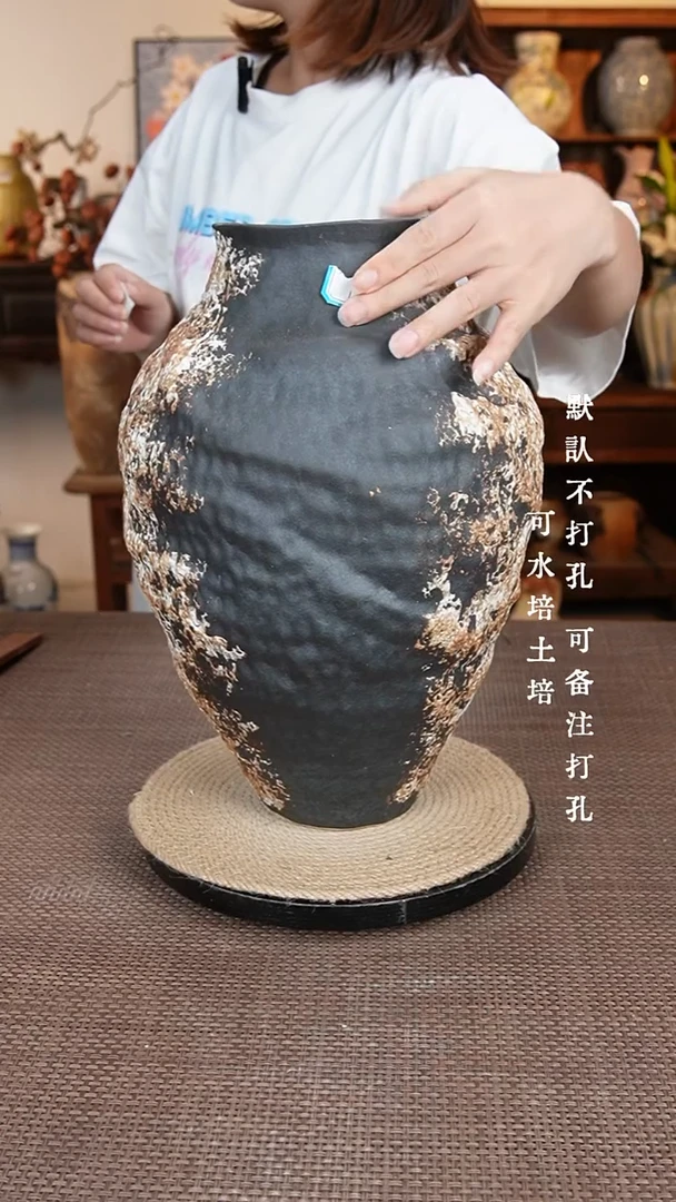 摆件始**颜020景德镇陶瓷花瓶微瑕疵