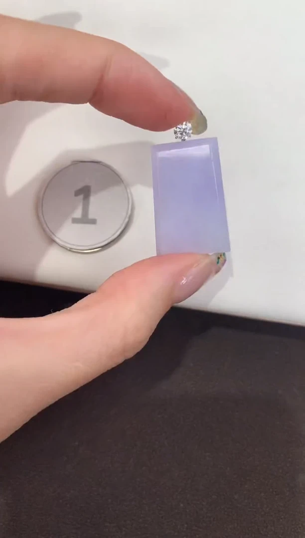 颈饰18K金镶嵌翡翠天然缅甸a货翡翠