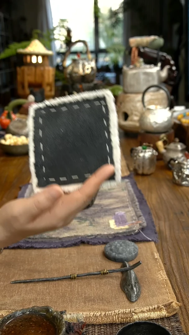 纯手工老布杯垫。。。