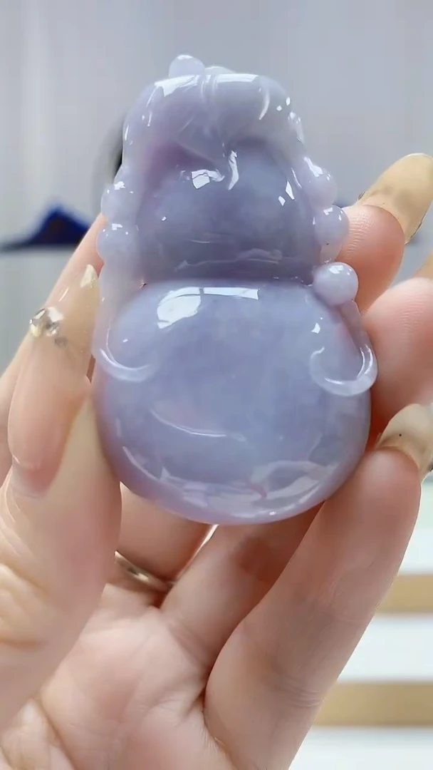 未镶嵌定制翡翠5159DD-毛货挂件15