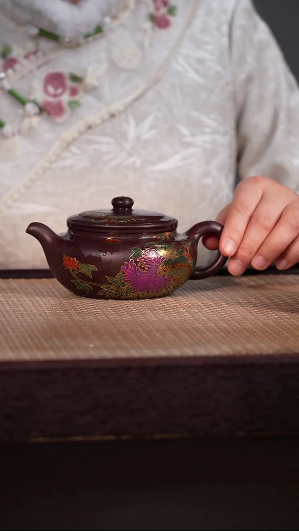茶壶紫砂黑墩头 290cc