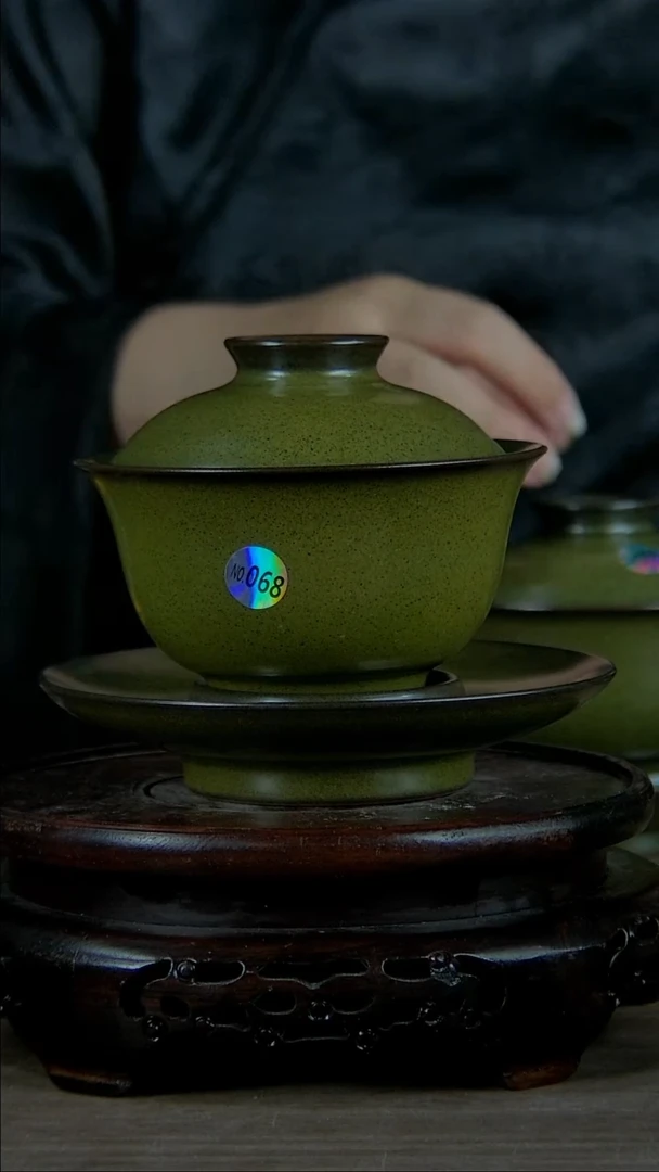 摆件景韵堂茶叶末釉瓷器