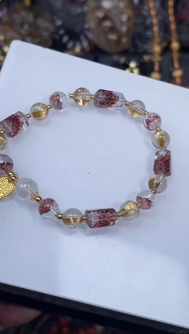 颈饰18K金镶嵌水晶【百晶灵儿】定制款