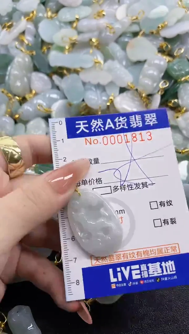 颈饰未镶嵌翡翠天然A货翡翠