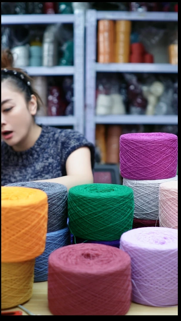 羊绒欢姐手编线D699