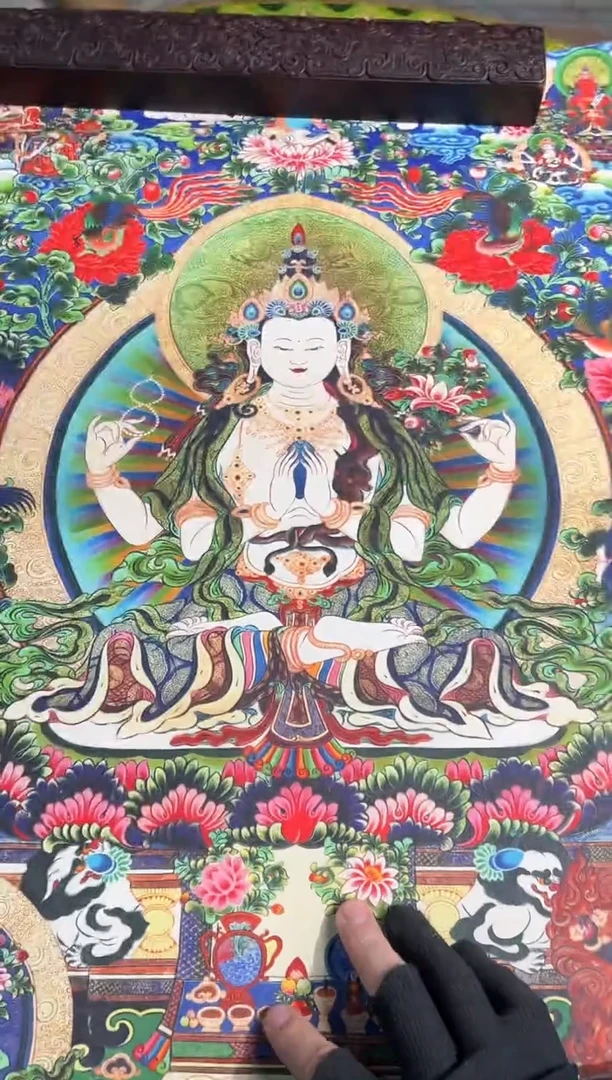卷轴画天天的唐卡tk160
