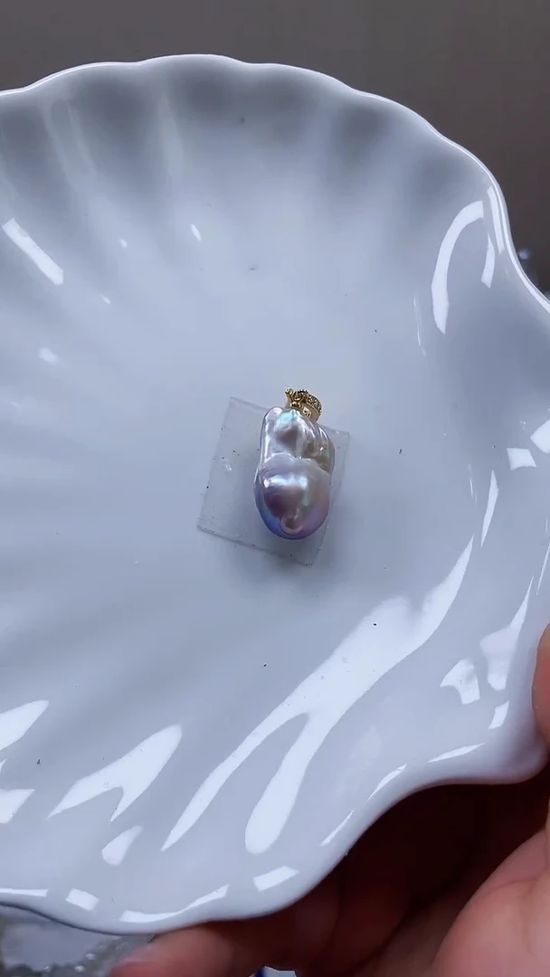 未镶嵌吊坠淡水珍珠【纯恬饰品】