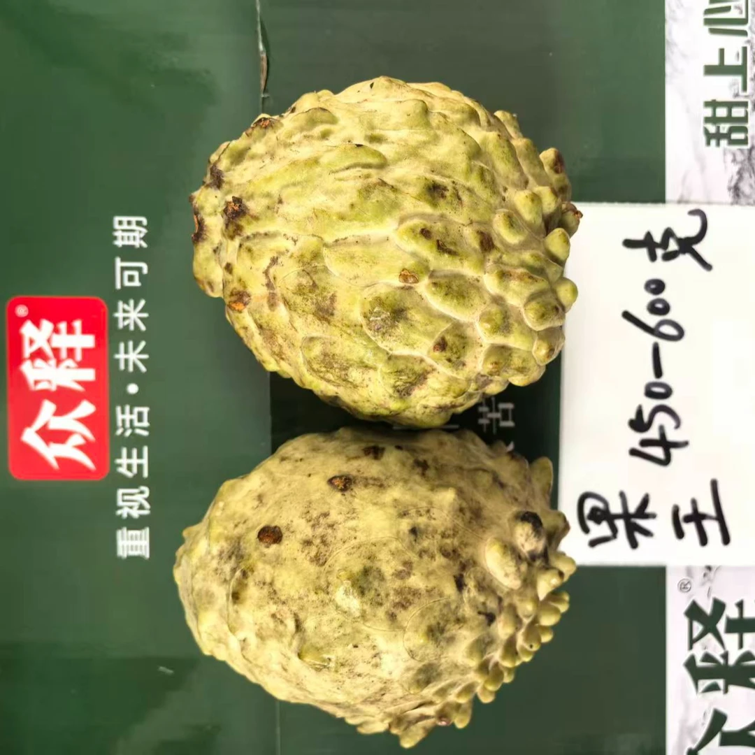 【第六代释迦果】农家新鲜现摘众释凤梨释迦果热带番荔枝800亩果园