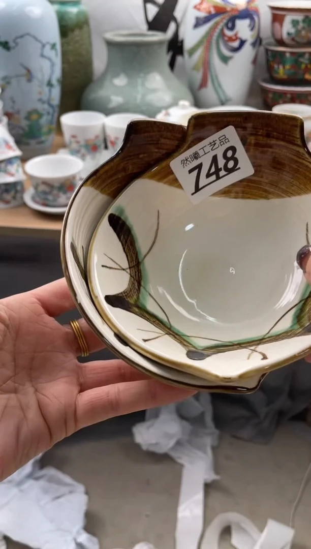 【闪购商品】瓷片748然曦海外工艺品18包邮
