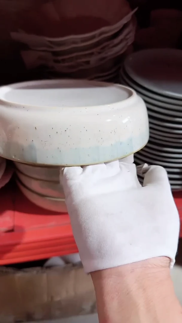 瓷片8英寸钵碗 微瑕凑满20元包邮