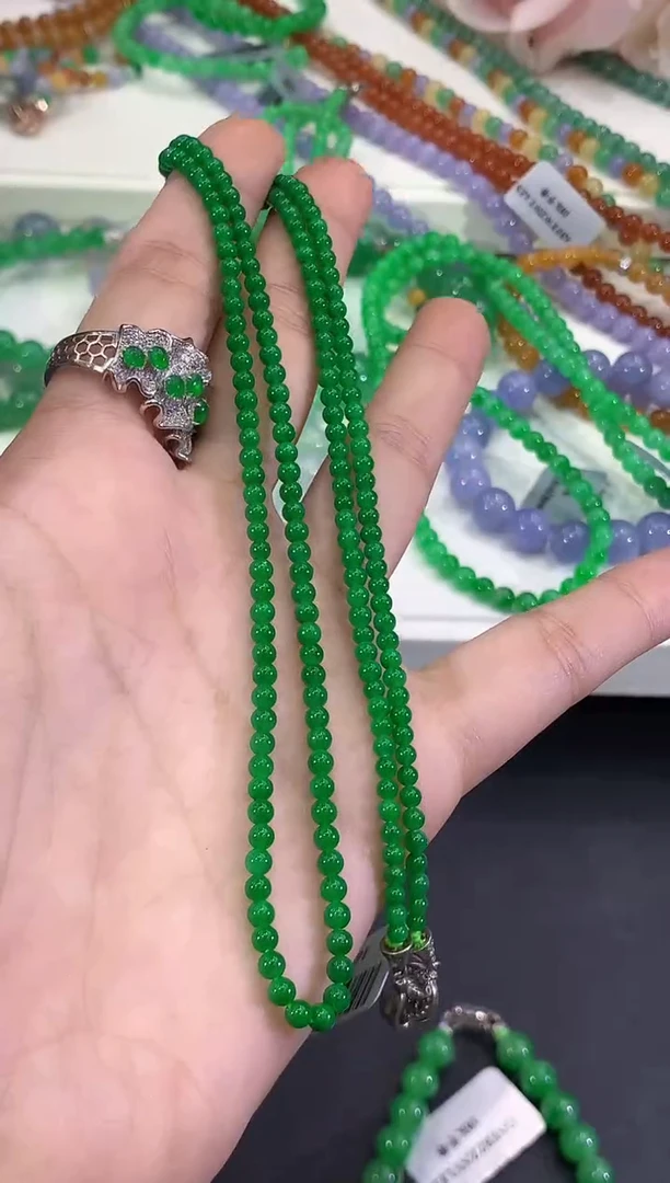 未镶嵌手串翡翠B364