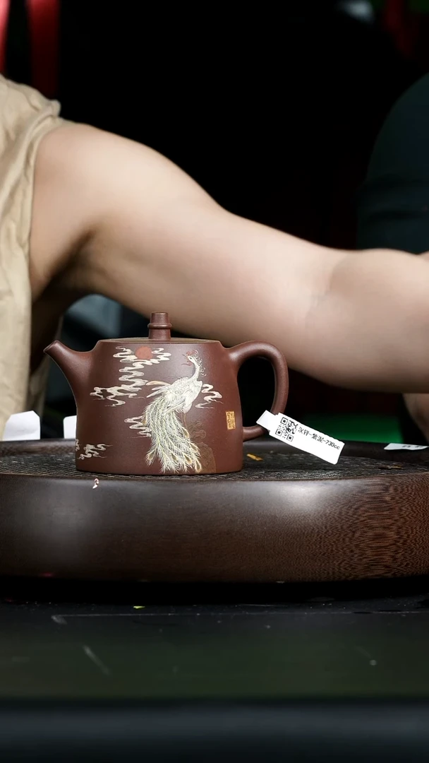茶壶紫砂0629早场直播紫泥 汉铎（泥凤凰）