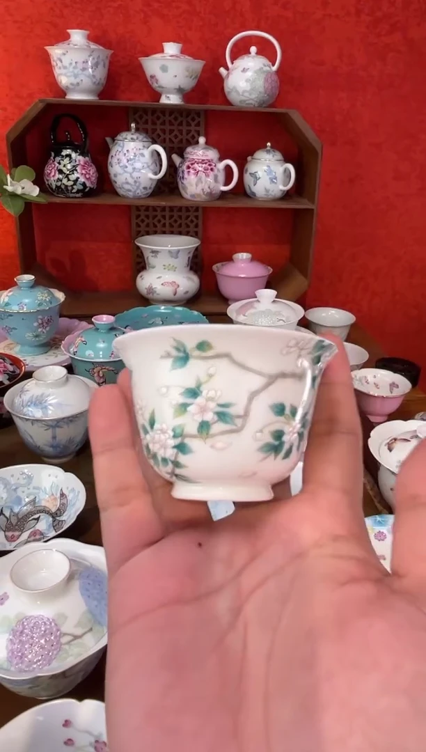 景德镇纯手绘陶瓷茶具