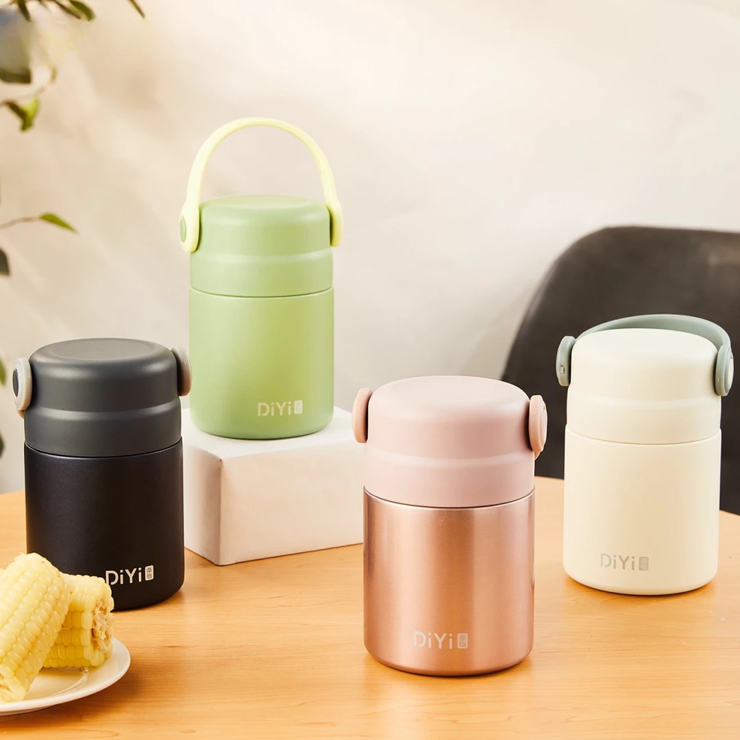 帝怡极简家用焖烧罐800ml316不锈钢便携上班族真空带饭保温杯1188