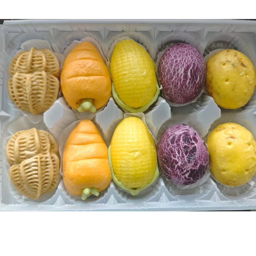 【王百万海鲜】甄选卡通象形谷蔬包*5+卡通象形菠萝包*5