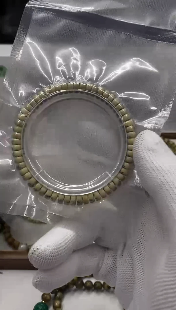 星月菩提手串181 蛇腹药片7*3MM