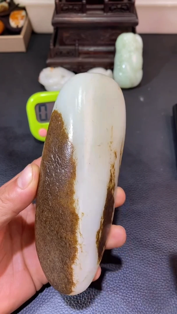 未镶嵌和田玉把件南****，和田玉