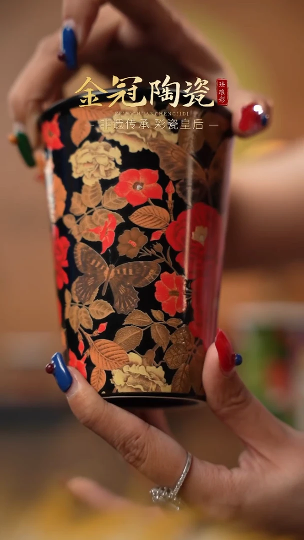 陶瓷金蝶绮梦· 【可乐杯】