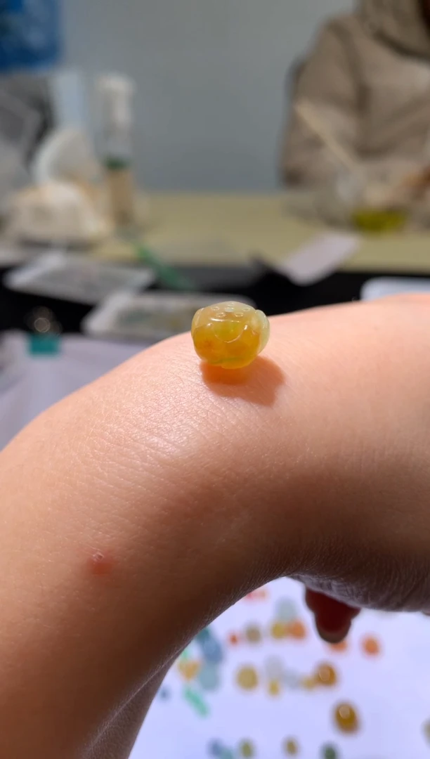 【闪购商品】定制翡翠未镶嵌9.8*7.6莲花珠1500+150