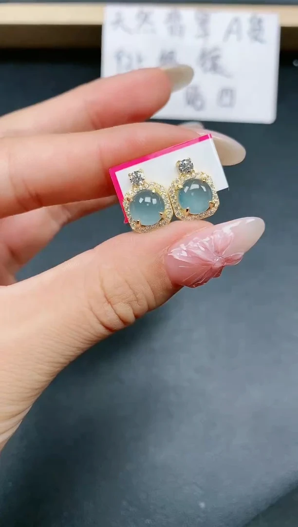 翡翠戒指银S925镶嵌1111111