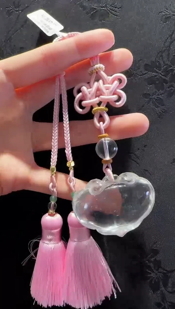 未镶嵌手绳水晶如意锁多样性发货其一
