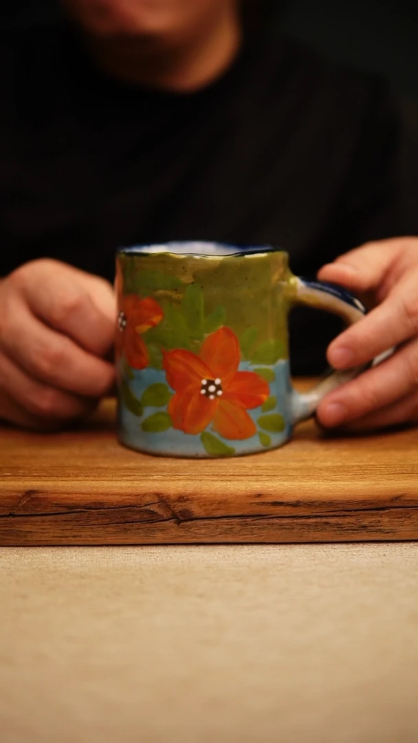 @@陶园瓷舍@@纯手工手绘@高温釉下彩