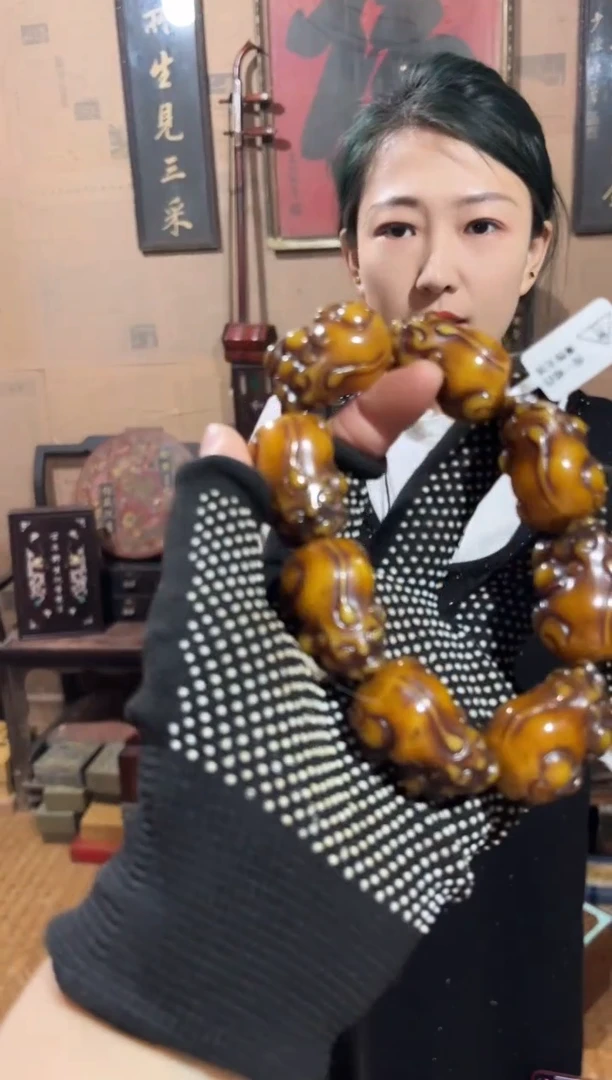 【闪购商品】蜜蜡手链未镶嵌21财财财财财财财财