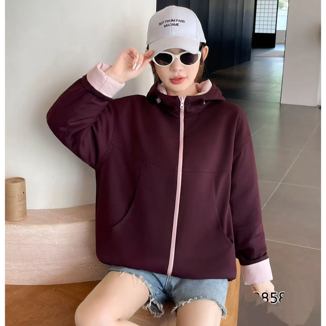 【奇季】"轻暖舒适“2025新款抗风保暖撞色棉服外套98585