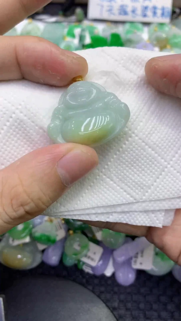 颈饰未镶嵌翡翠天然缅甸A货翡翠