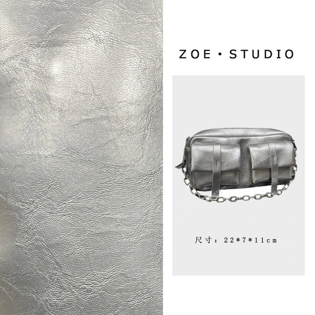 【佐伊甄选】QYX-9768-银色轻奢女士时尚潮流百搭单肩斜挎包