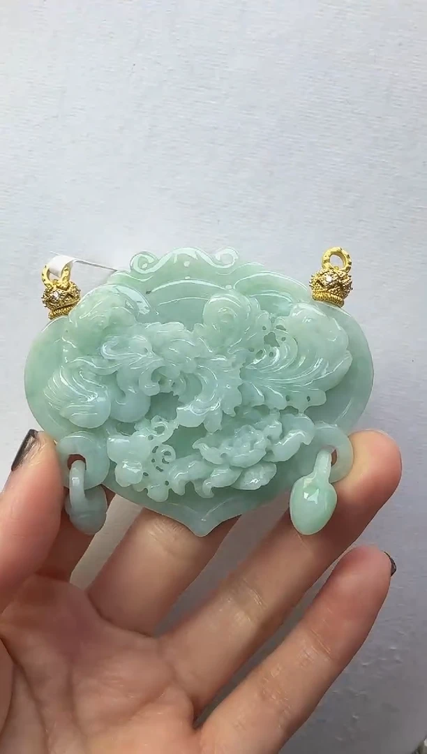 颈饰未镶嵌翡翠国风翡翠