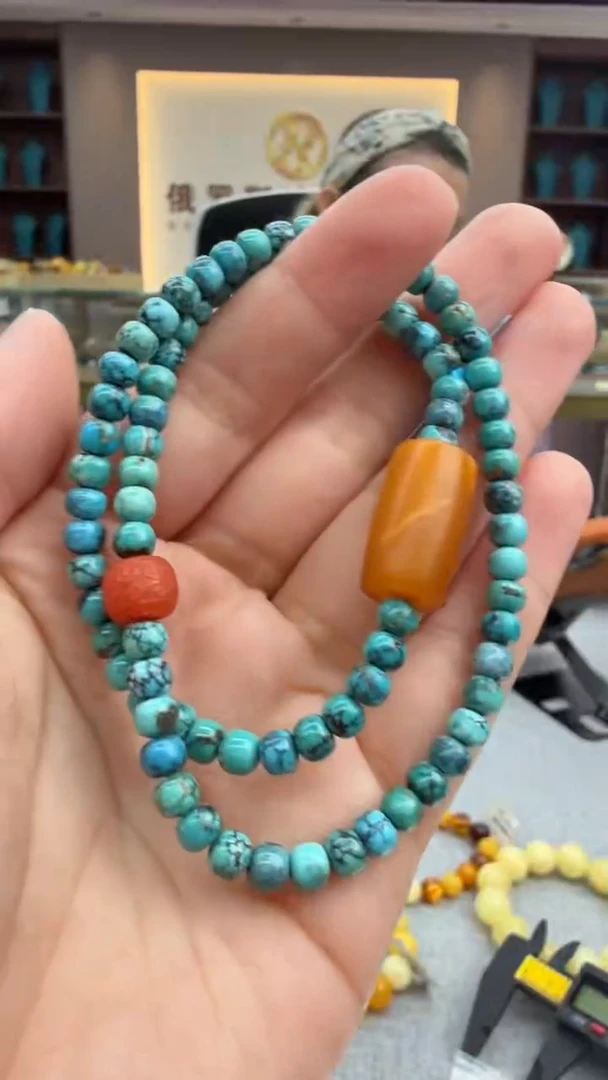 未镶嵌绿松石颈饰357秒拍号假一罚三