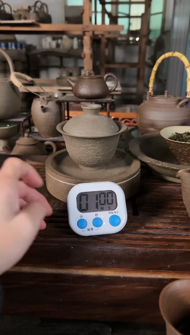 【闪购商品】冰碛岩陶制手工盖碗