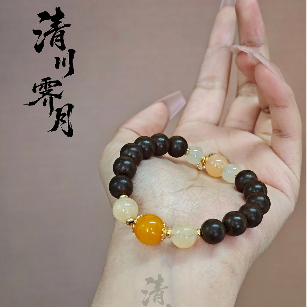 木樨桂花新中式手作合香珠手串