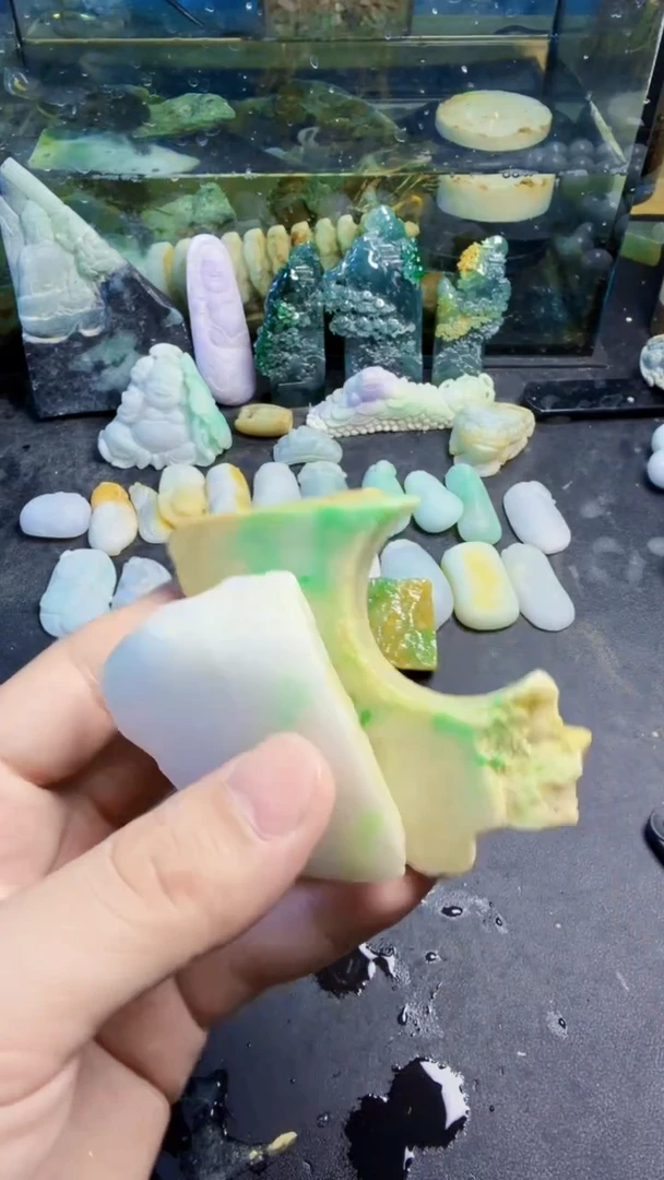 未镶嵌挂件翡翠天然翡翠001